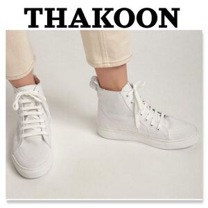 NIB Thakoon Pull On High Top Sneaker - White